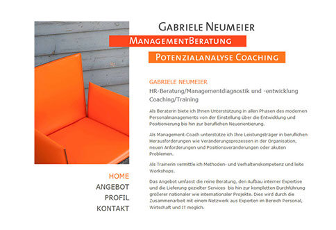 Webdesign Referenz Neumeier